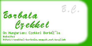 borbala czekkel business card